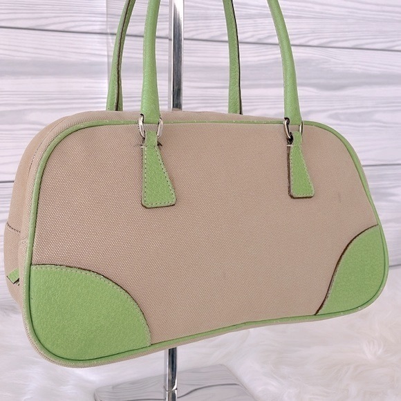 Prada Canvas Bowling Bag - Picture 2 of 15